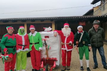 La magia del Natale grazie agli Alpini in paese