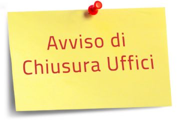 Chiusura uffici comunali sabato 13 dicembre